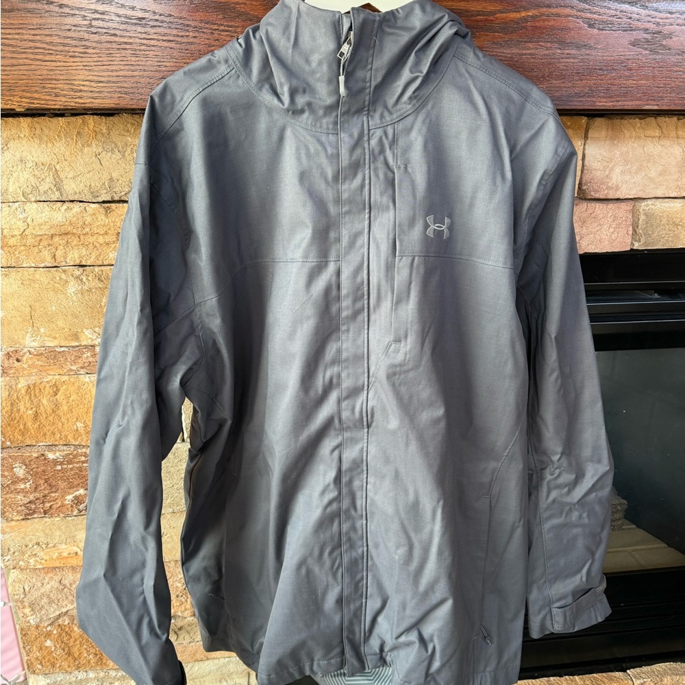 UA MENS JACKET Mag-zip windproof pre-owned
